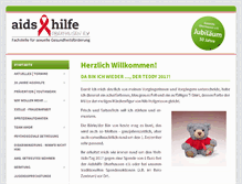 Tablet Screenshot of aidshilfe-oberhausen.de